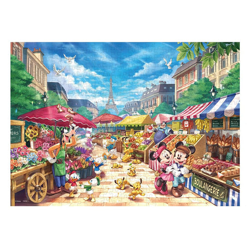 Tenyo 500-Piece Jigsaw Puzzle Disney Marche Bustle 35x49cm With Glue