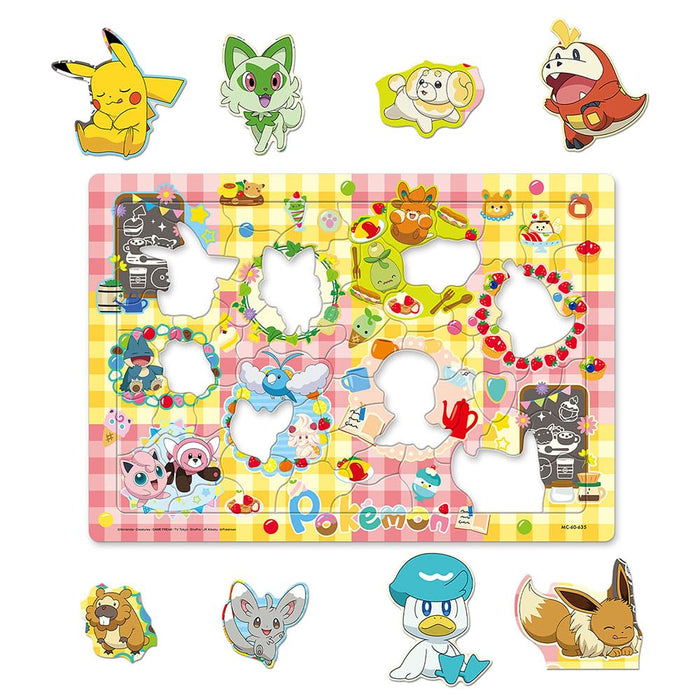 Tenyo Pokémon Snack Time Puzzle 60-Piece Kids Puzzle Ages 4-7 Made in Japan