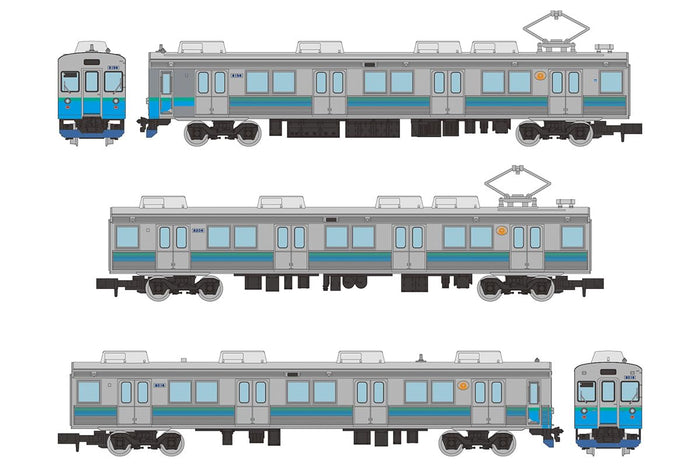 Tomytec Tetsudou Izu Express 8000 Ta-6 3-Car Set E Japan Model Train Collection- Japan Figure Store - #1 Bring To You The Best Japanese Goods