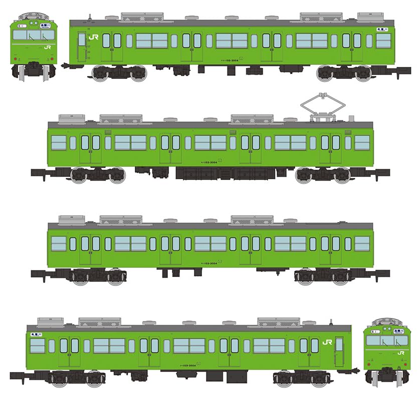 Tomytec Tetsudou Collection JR 103 Series 3000 Kawagoe Line 4-Car Set