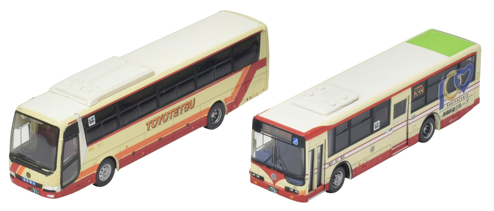 Tomytec Bus Collection Toyotetsu Toyohashi Railroad 100th Anniversary Set