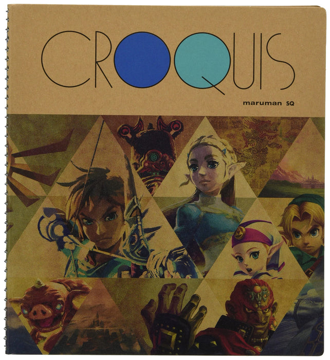 Carnet de croquis Sanei Boeki The Legend Of Zelda Botw 18,2 cm sous licence officielle