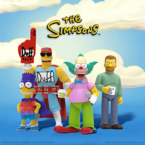 Super 7 The Simpsons Duffman Ultimate 7 Inch Action Figure Collectible- Japan Figure Store - #1 Bring To You The Best Japanese Goods