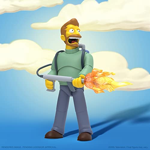 Super 7 The Simpsons Hank Scorpio 7 Inch Ultimate Action Figure