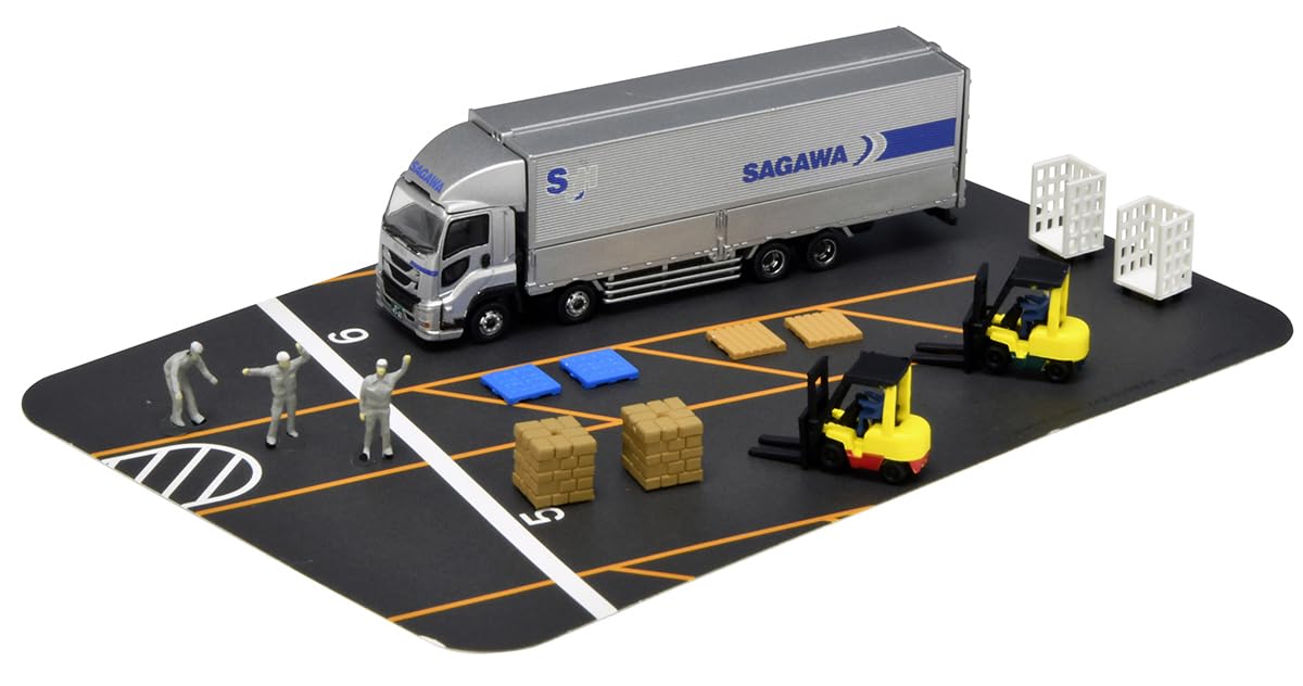 Tomytec Truck Collection Logistik Wing Van Set B Sagawa Express Diorama Zubehör