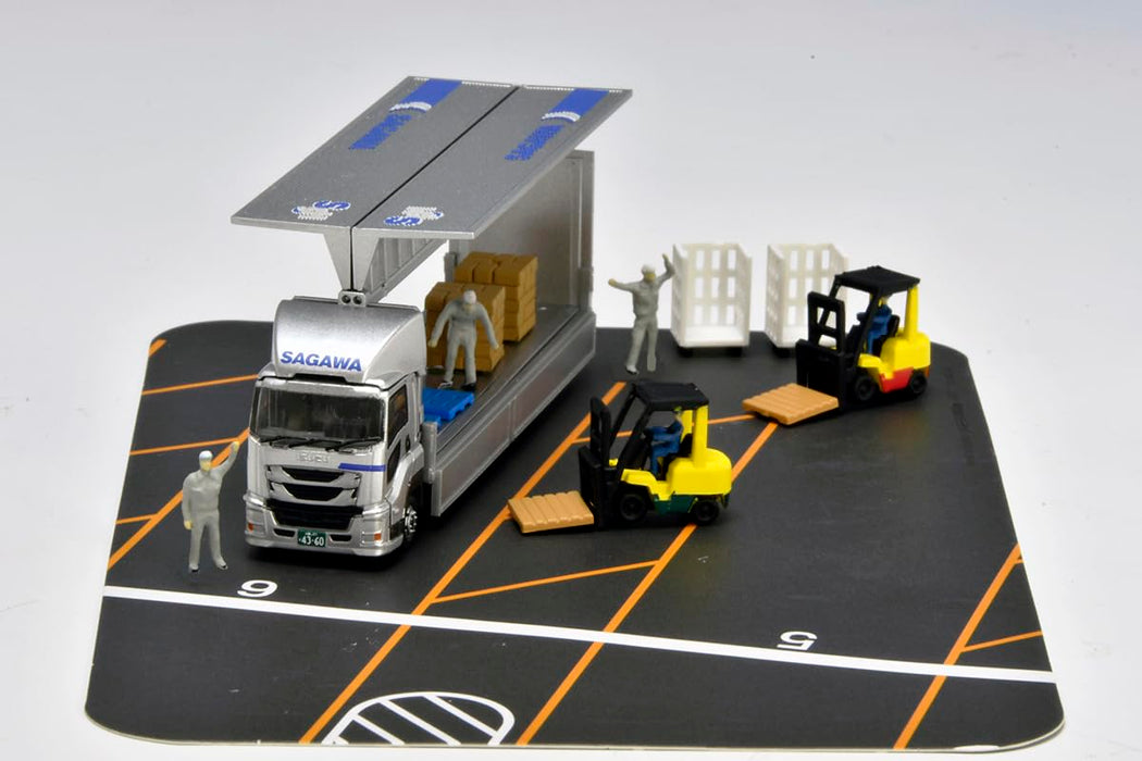 Tomytec Truck Collection Logistik Wing Van Set B Sagawa Express Diorama Zubehör