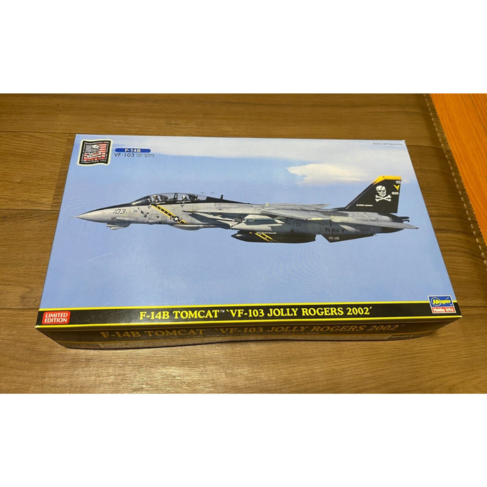 HASEGAWA Sp454 F-14B Tomcat Vf-103 Jolly Rogers 2002 With Patch 1/72 Scale Kit