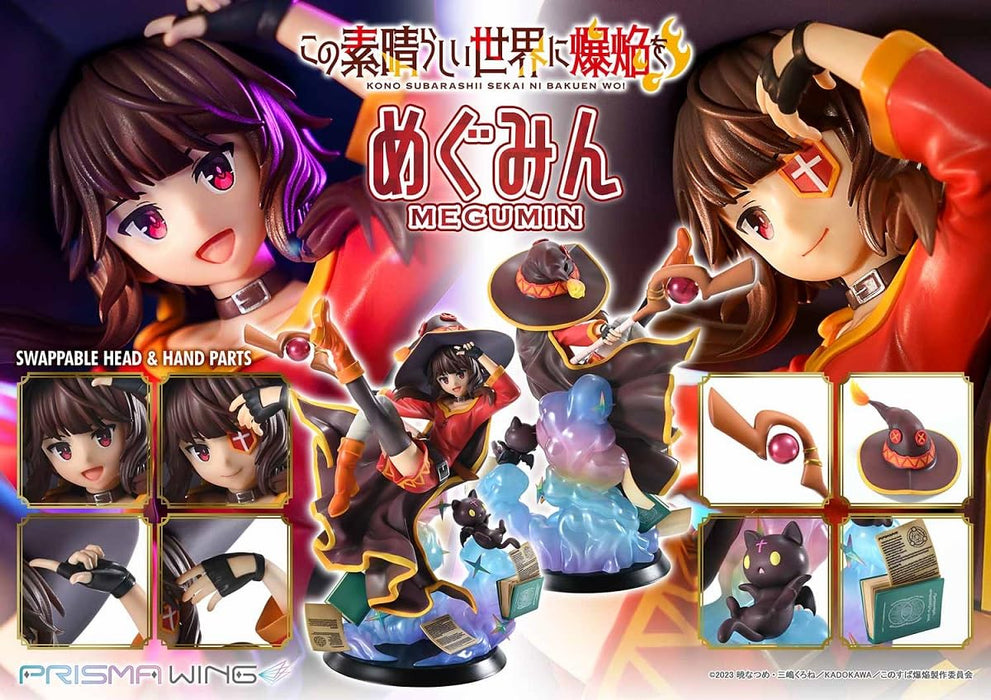 Prime 1 Studio Prisma Wing 1/7 Megumin and Chomusuke Figure - This Subarashii World