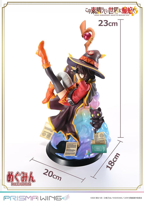 Prime 1 Studio Prisma Wing 1/7 Megumin and Chomusuke Figure - This Subarashii World