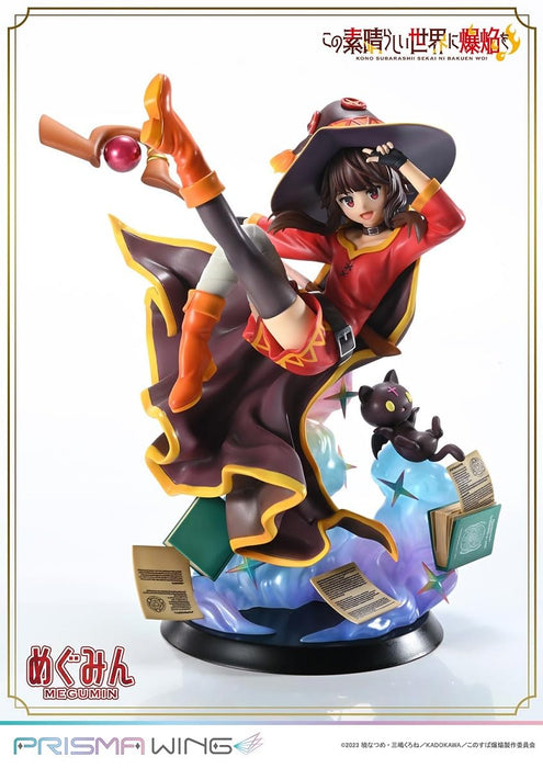 Prime 1 Studio Prisma Wing 1/7 Megumin and Chomusuke Figure - This Subarashii World