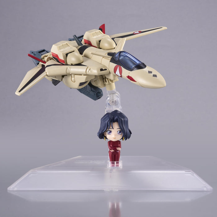 Tamashii Nations Tiny Session Macross Plus YF-19 Actionfigur mit Myung, 110 mm, PVC