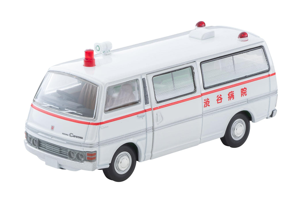 Tomytec Tomica Limited Vintage Neo 1/64 Nissan Caravan Ambulance Shibuya Hospital