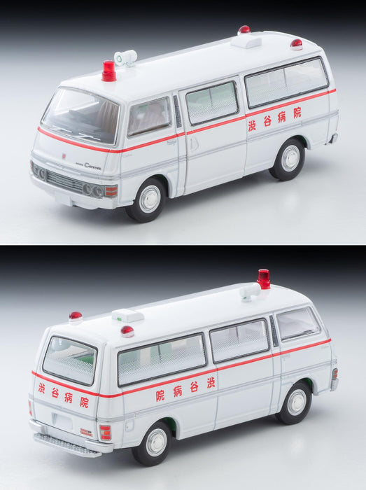 Tomytec Tomica Limited Vintage Neo 1/64 Nissan Caravan Krankenwagen Shibuya Krankenhaus