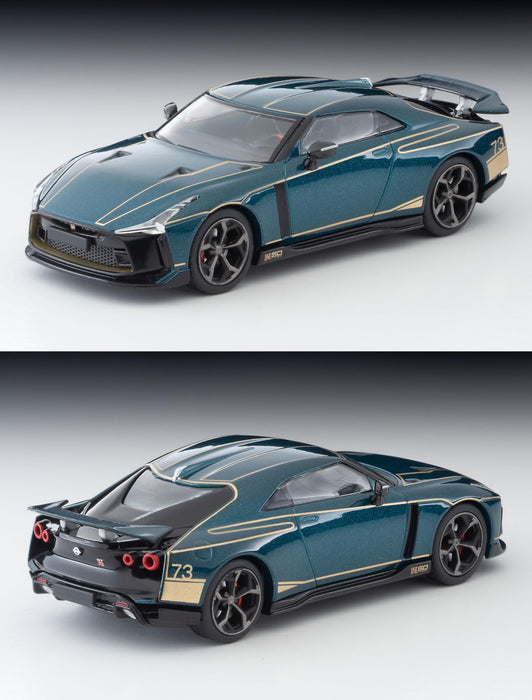 Modèle réduit de voiture Tomytec Tomica Limited Vintage Neo 1/64 Nissan GT-R50 vert foncé