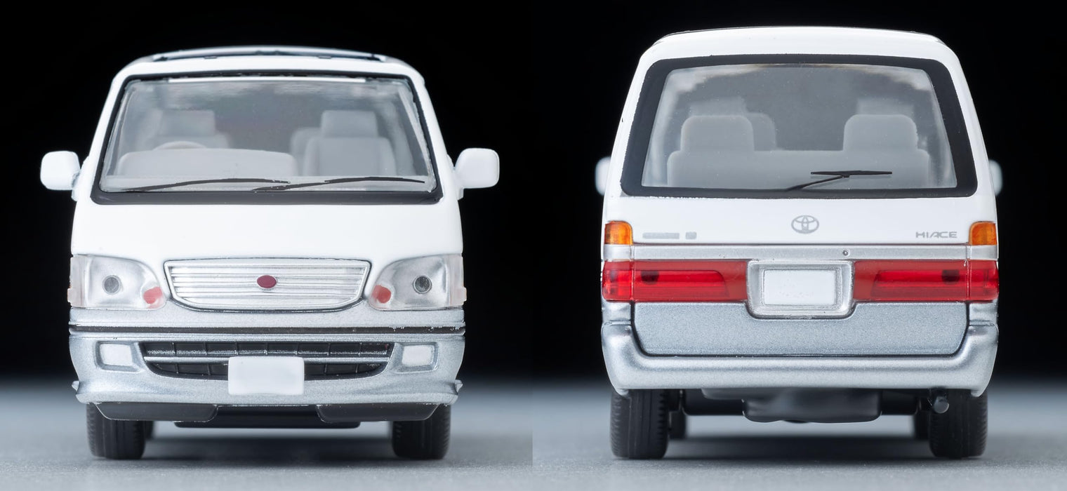 Tomytec Tomica 1/64 Lv-N216D Toyota Hiace Wagon Super Custom G White/Silver 2001