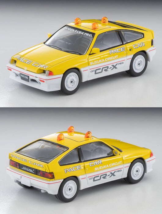 Voiture de course Honda Ballade CR-X Mugen vintage limitée à l'échelle 1/64 de Tomytec Tomica