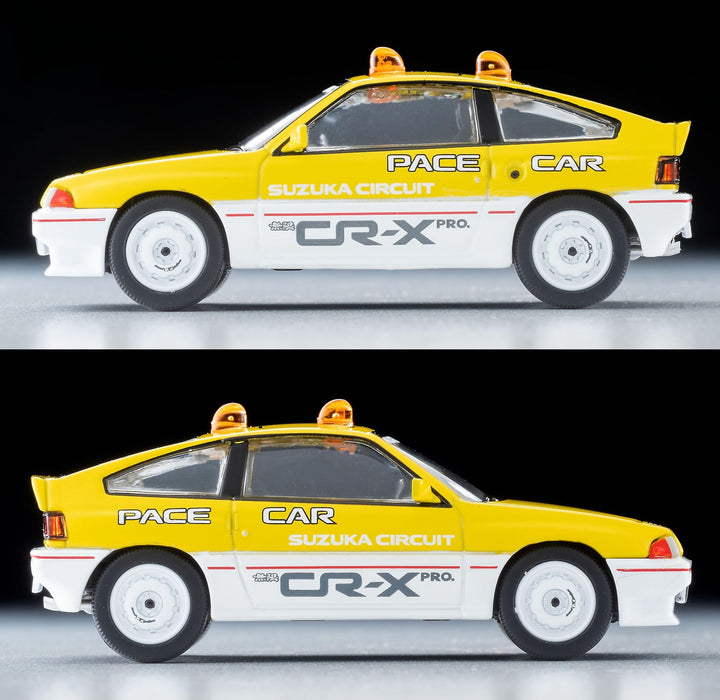 Voiture de course Honda Ballade CR-X Mugen vintage limitée à l'échelle 1/64 de Tomytec Tomica