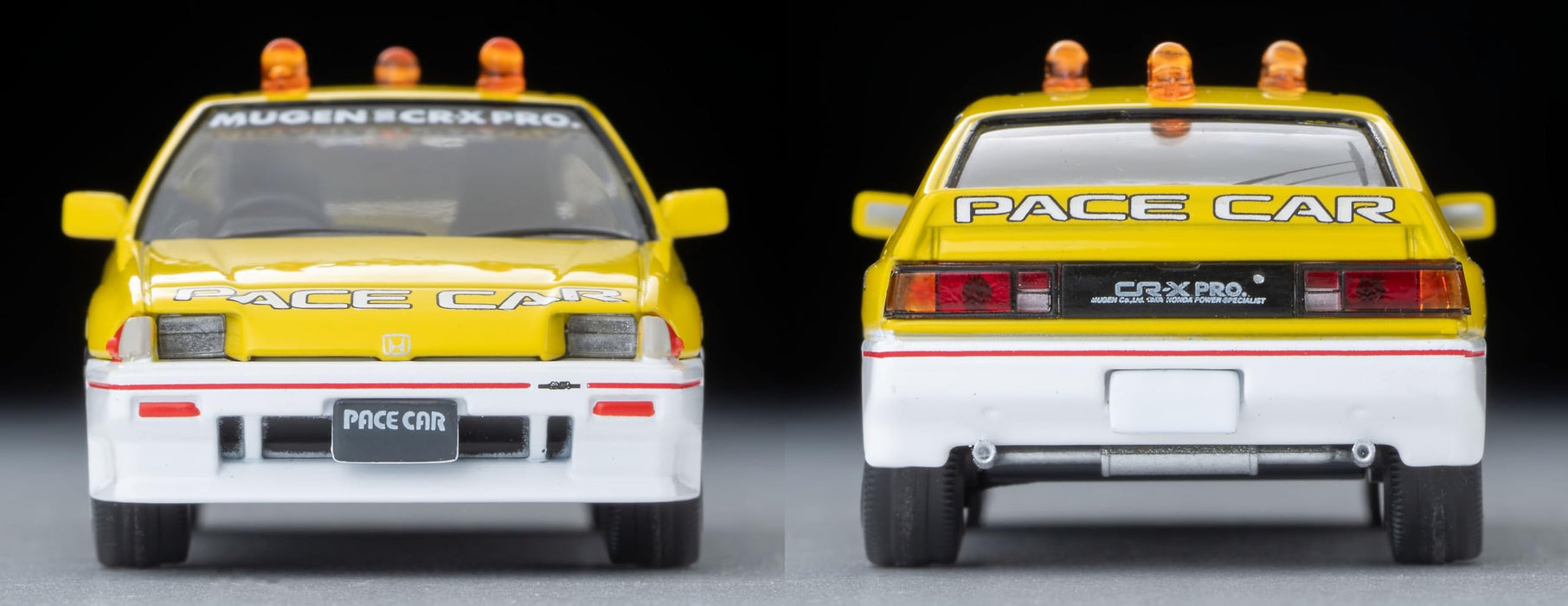 Voiture de course Honda Ballade CR-X Mugen vintage limitée à l'échelle 1/64 de Tomytec Tomica