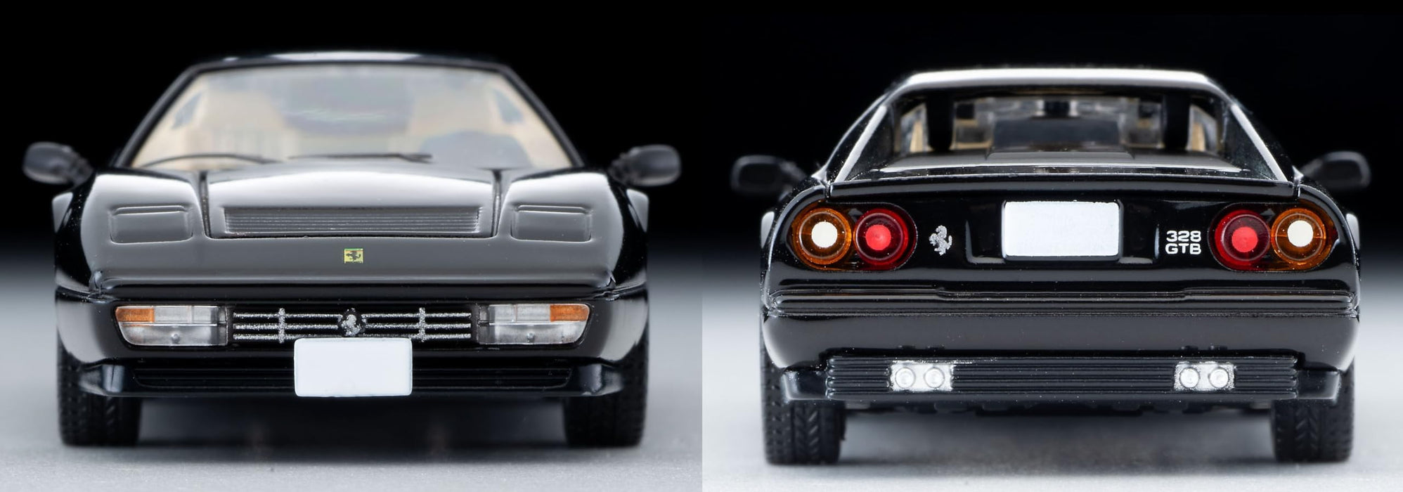 Tomytec Tomica Limitiertes Vintage Neo Ferrari 328 GTB Schwarz Modellauto