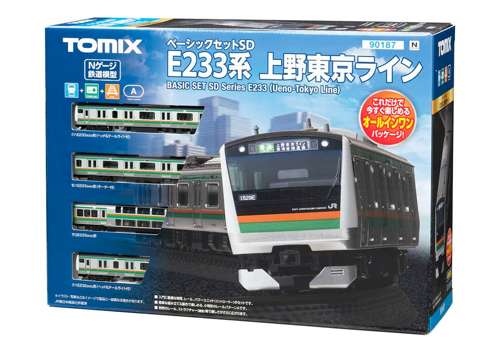 Tomytec Tomix N Gauge Basic Set Sd E233 3000 Series Ueno Tokyo Line 90187