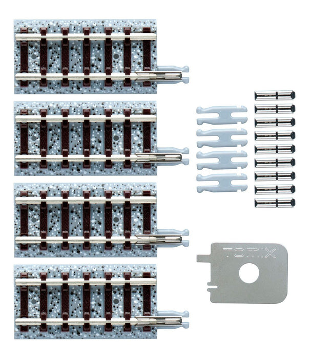 Tomytec Tomix Spur N Stoßschiene S35-J F 4er Set Eisenbahn Modellbau Zubehör