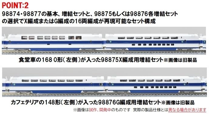 Coffret de train miniature Tokaido Shinkansen Tomytec Tomix N Gauge 100 Series 98874