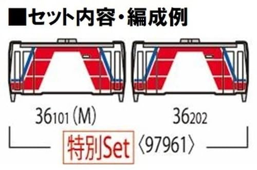 Coffret 40e anniversaire du chemin de fer Sanriku de Tomytec Tomix N Gauge 97961 Modèle diesel