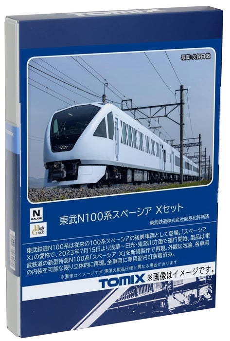 Tomytec Tomix N Gauge Tobu N100 Series Spacia X Model Train Set 98824