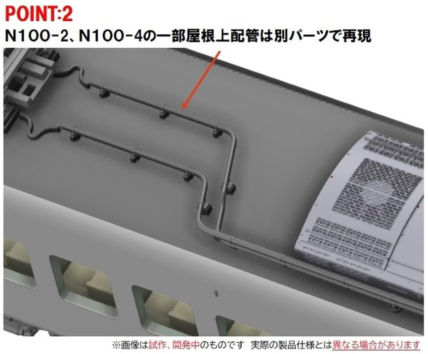 Coffret de train miniature Tomytec Tomix N Scale Tobu N100 Series Spacia X 98824