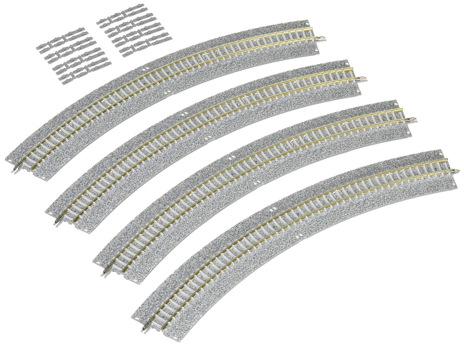 Tomytec Tomix N Gauge C317-45-Wp 4-Piece Wide Pc Curved Rail Set Model Supplies