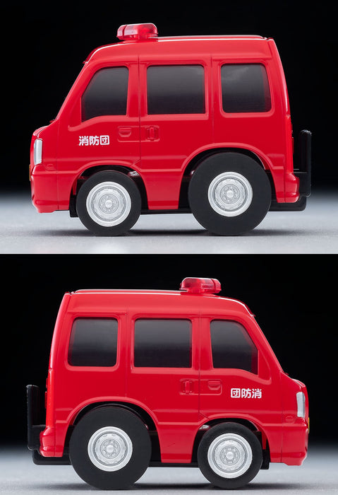 Tomytec Choro Qs-04B Subaru Sambar Van Feuerwehr-Kommandofahrzeug