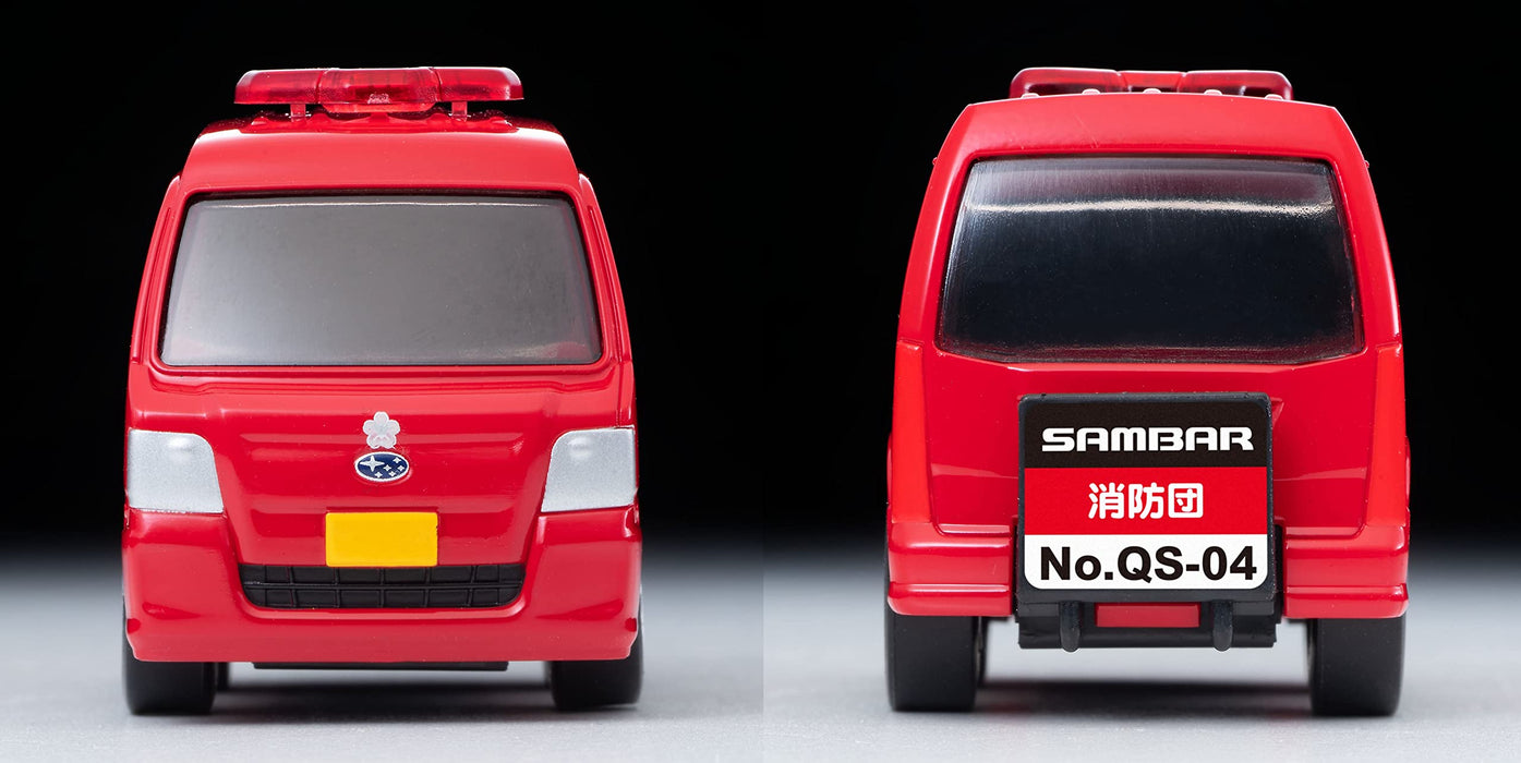 Tomytec Choro Qs-04B Subaru Sambar Van Fire Command Vehicle