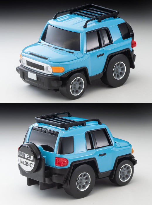 Modèle prêt à jouer Tomytec Choro Q Qs-07B Toyota FJ Cruiser Bleu