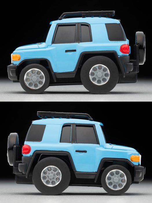 Modèle prêt à jouer Tomytec Choro Q Qs-07B Toyota FJ Cruiser Bleu