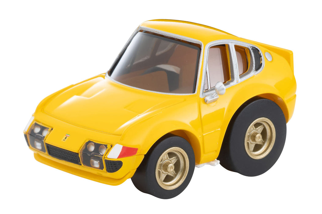 Tomytec Choro-Q Zero Z-83B Ferrari 365 GTB4 Competizione Yellow Model Car