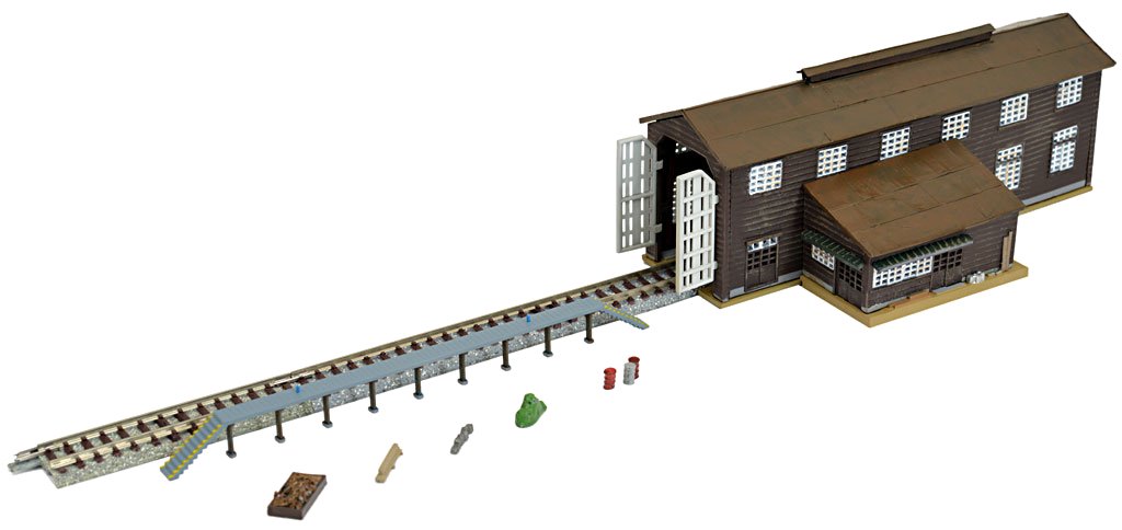 Tomytec Diorama Collection 021-3 Train Shed A3 - Detailed Model Supplies