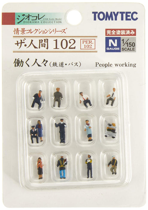 Tomytec Diorama Collection 102 Working People for Trains and Buses Supplies