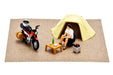 Tomytec Geocolle 64 Car Snap 30A Solo Camping Set with Honda CT125 Hunter Cub