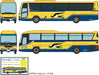 Tomytec Bus Collection Jr Tokai Yellow Bus Set of 2 Diorama Supplies