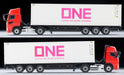 Tomytec Tomica Limited Vintage Neo 1/64 Hino Profia Marine Container Trailer