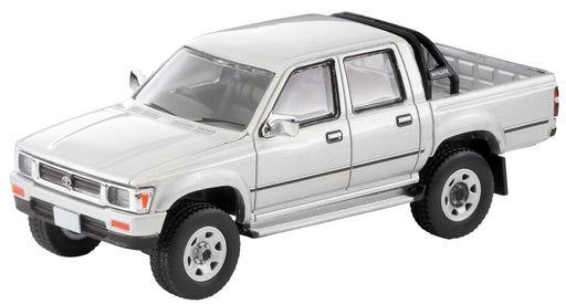 Tomytec Toyota Hilux 4WD Double Cab SSR Silver 1991 Model Lv-N256C- Japan Figure Store - #1 Bring To You The Best Japanese Goods