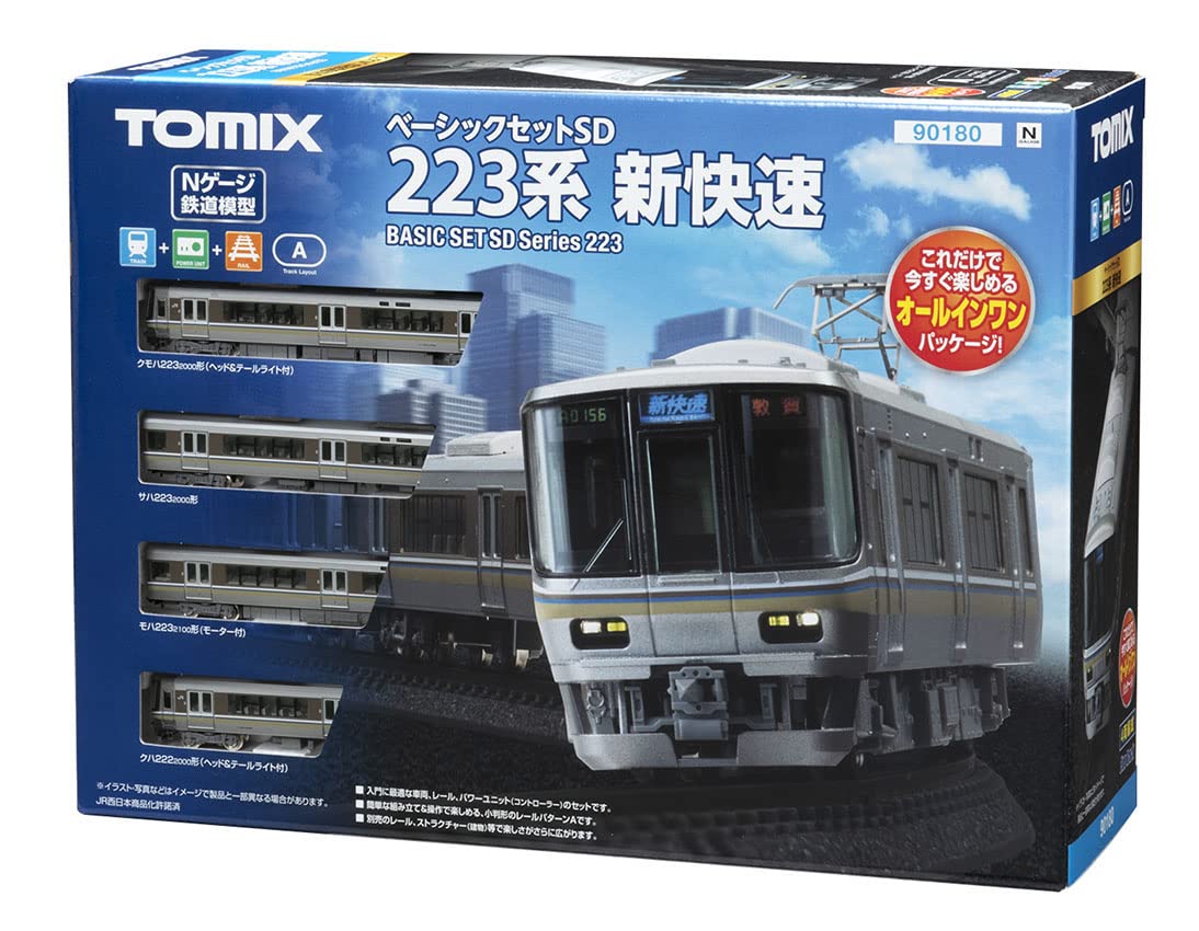 Tomytec Tomix N Gauge 223 Series Express Railway Model Set 90180