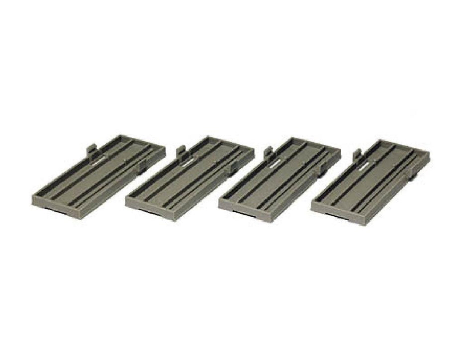 Tomytec Tomix N Gauge Double Track Slab Pier Rail Spacer 4pc Fournitures de modèle ferroviaire