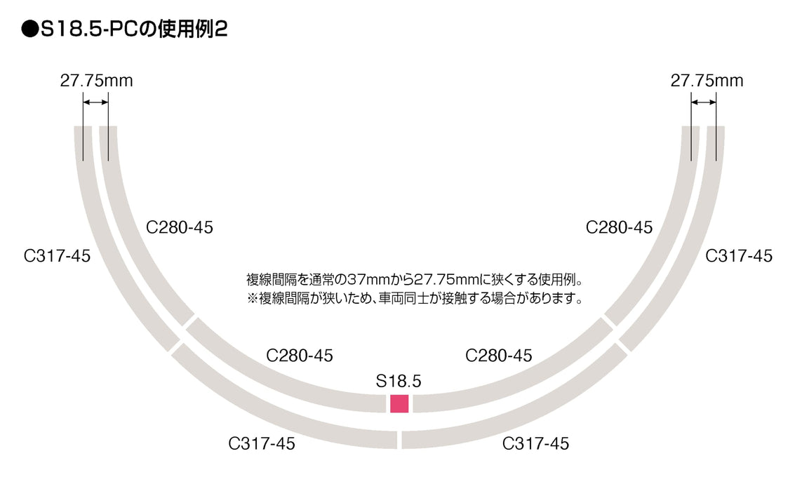 Tomytec Tomix N Gauge Model Railroad Fractional Pc Rail Set 8 Pieces 1098