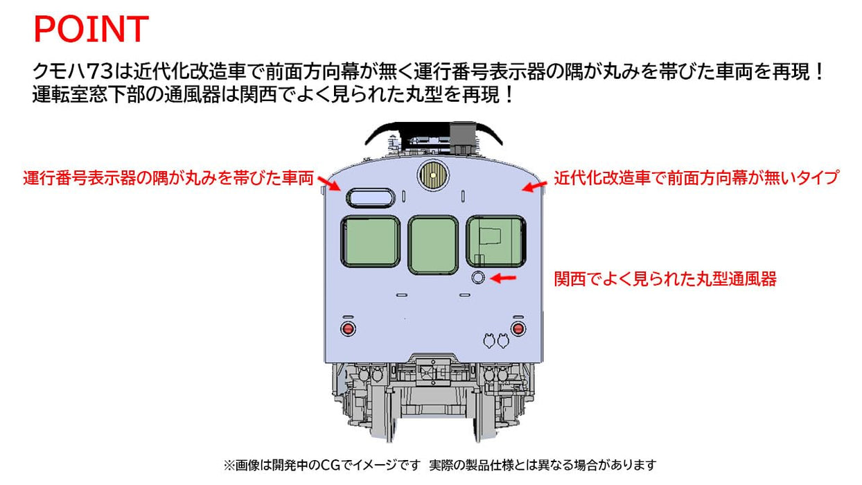 Tomytec Tomix N Gauge 72/73 Series Keihanshin Local Line Model Train Set 98883