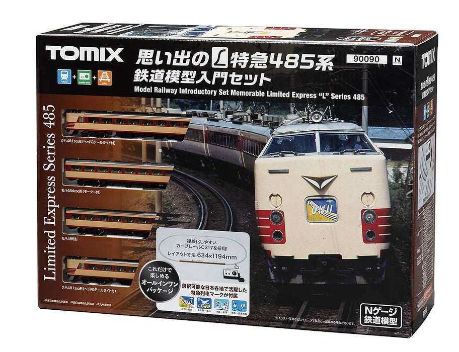 Coffret d'introduction du modèle express Tomytec Tomix N Gauge 485 Series 90090