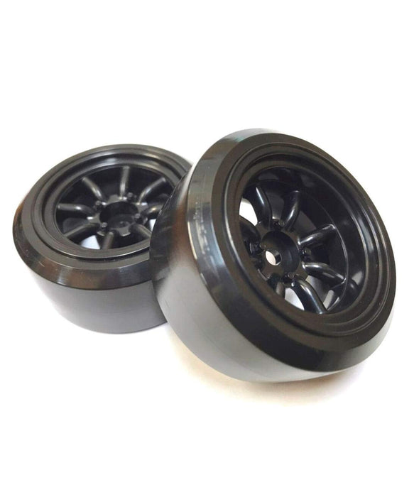 Tamiya Mini 8mm Offset Deep Face Black Watanabe Wheel - Top Line Tmw-081Bk