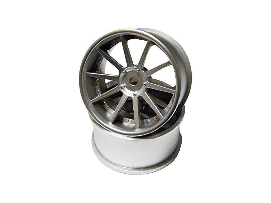 Tamiya Top Line Nf Wheel Offset 3 Matte Silver Nfw-030Ms