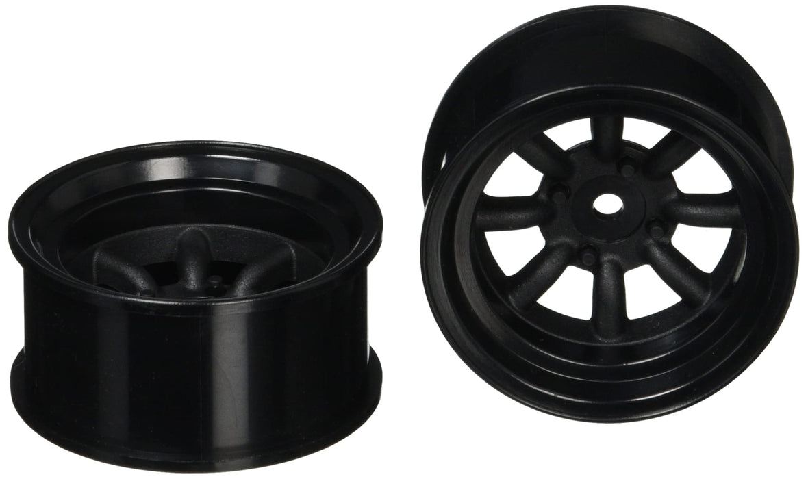 Roues à huit branches Tamiya Top Line Rs Watanabe noires avec décalage de 10 Wat-100Bk