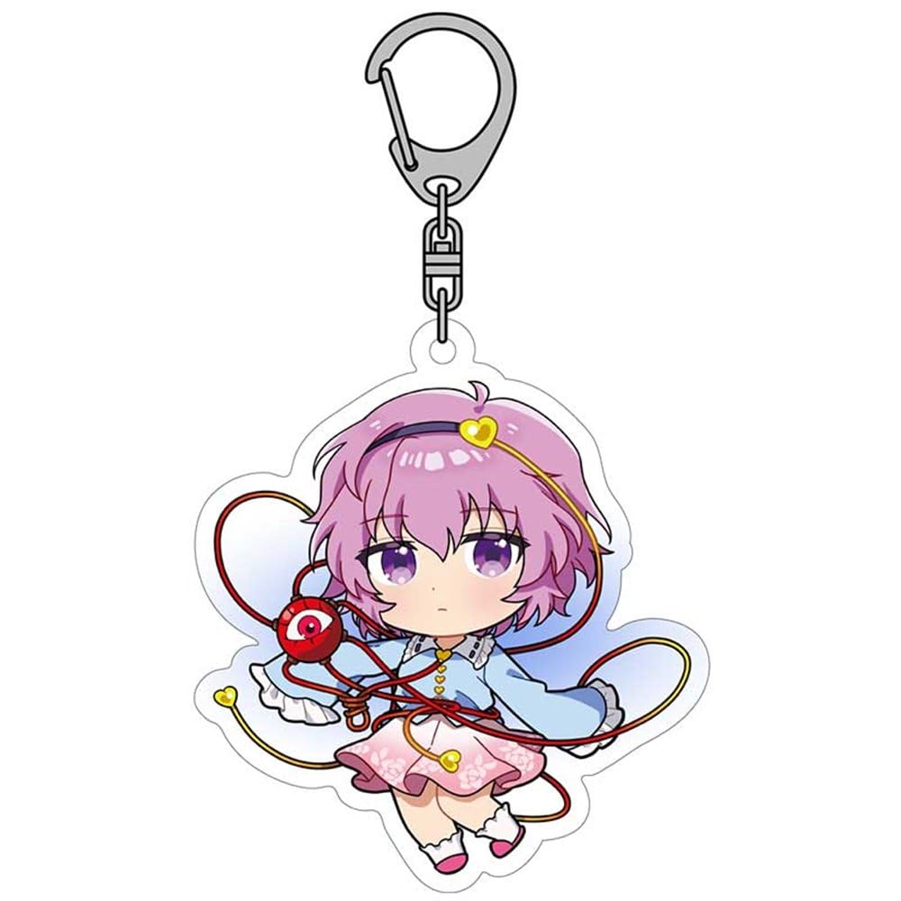 Touhou Project Satori Acrylic Keychain Durable Fan Merchandise